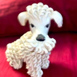 ITALY Vintage Mid-Century Spaghetti Poodle Figurine